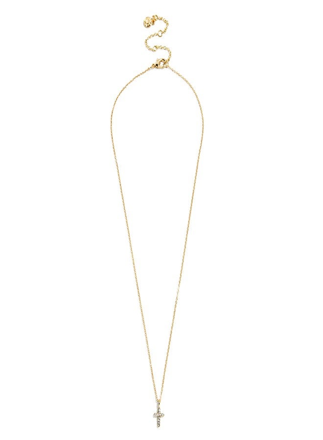 BaubleBar Cross Jewelry Gift Set, Necklace & Earrings Set, Fashion Jewelry for Women, Wrapped in a Gift Box, Perfect for Birthday, Christmas, Valentine's Day - Image 2